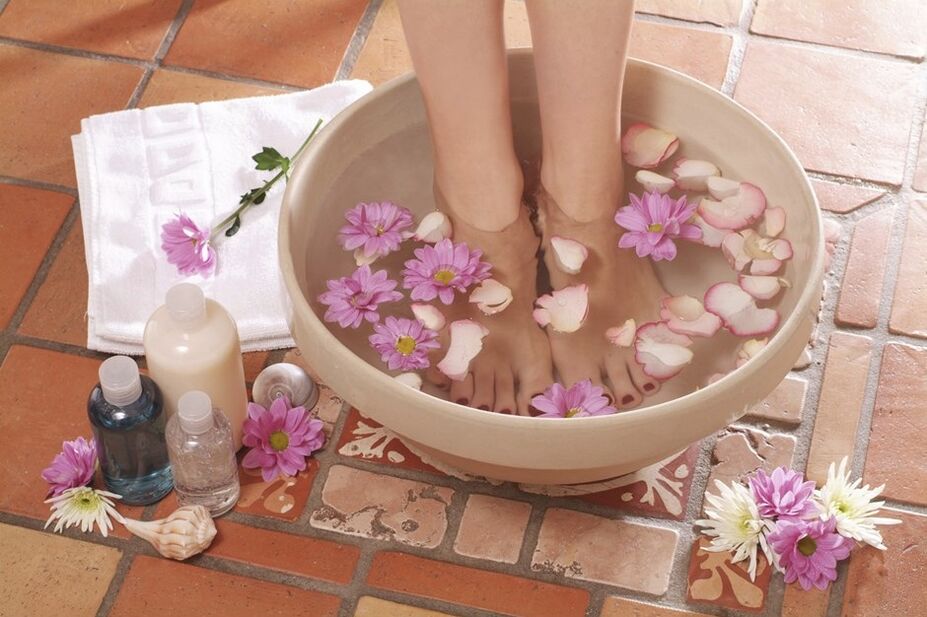 therapeutic bath for ankle osteoarthritis